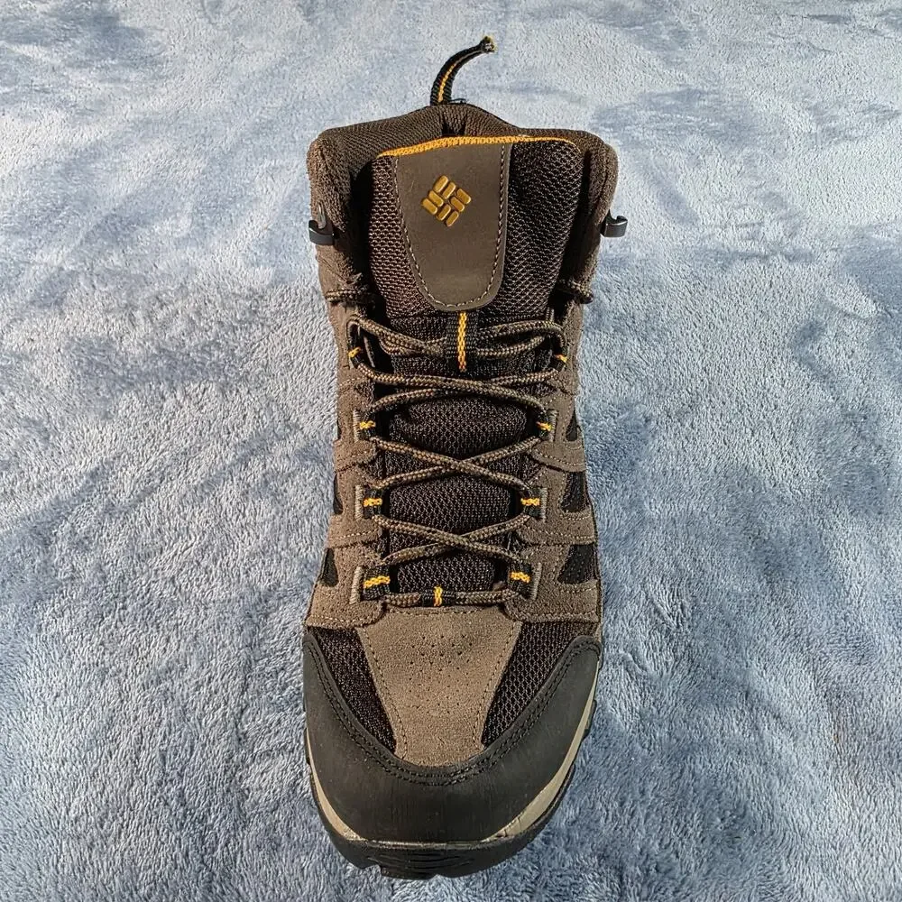 Columbia Crestwood Mid Waterproof Hiking Boots Men 10.5 Brown BM5371-231